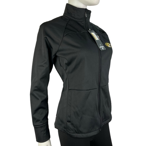 Antigua Black Fleece Golf Jacket University of Missouri Womens Size‎ S NWT - Picture 4 of 12